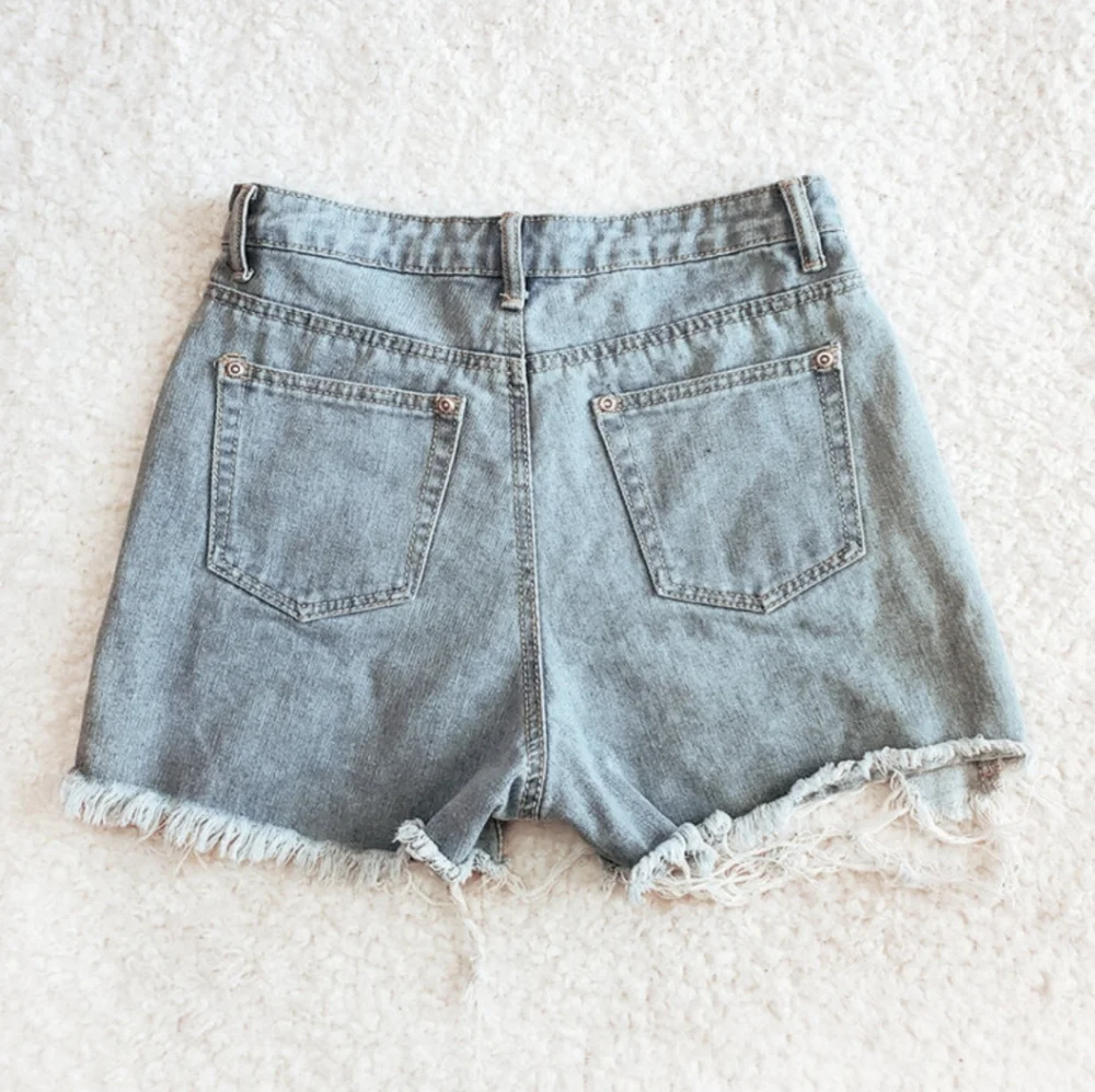 Distressed High Rise Shorts NWT - Picture 2 of 2